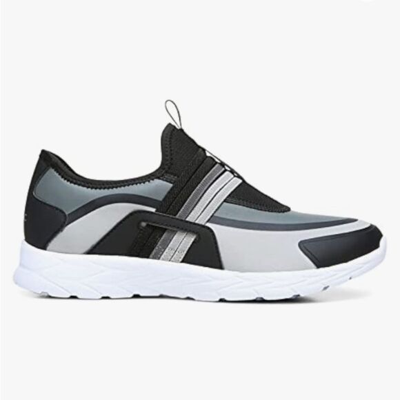 Vionic Black & Gray Slip On Athletic Sport Shoes 6 - Picture 4 of 9